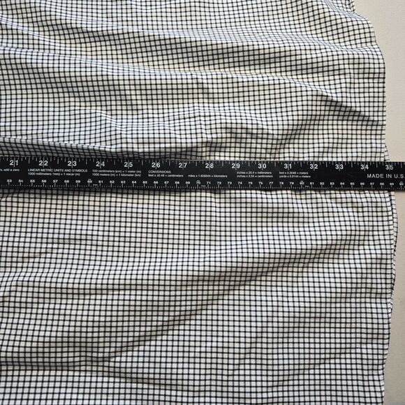 Duluth Trading Dress Shirt Men's 2XLT Black White Check Button Collard Cotton - Picture 8 of 16